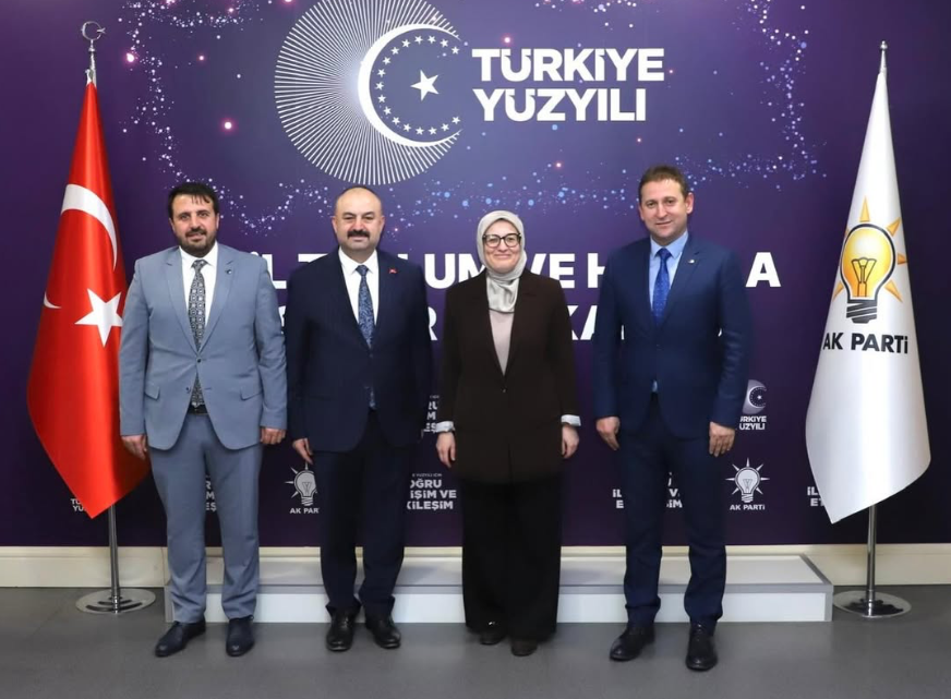 Sayın Belgin Uygur’u, AK Parti Genel Merkezi’nde ziyaret ettik.