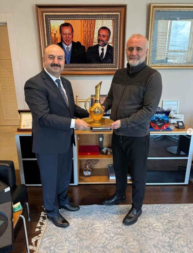 Sayın Sabri Demir’i, Cumhurbaşkanlığı Külliyesi’ndeki makamında ziyaret
