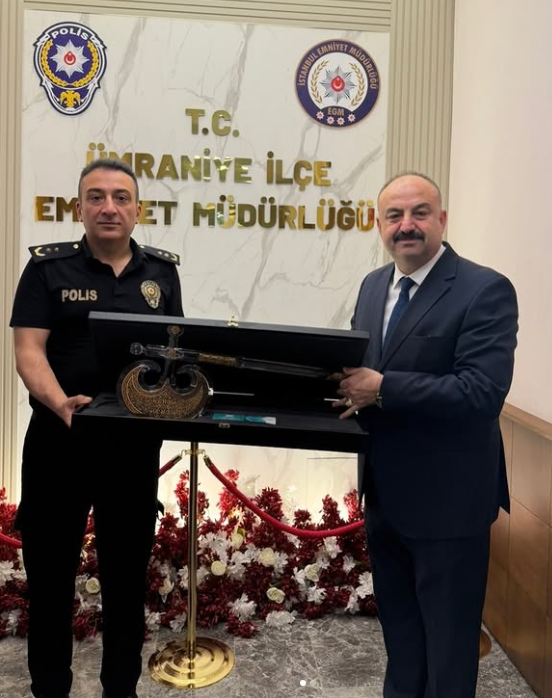 Ümraniye İlçe Emniyet Müdürümüz Sayın Adnan Ayhan’ı makamında ziyaret